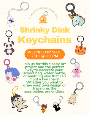 Shrinky Dink Keychai