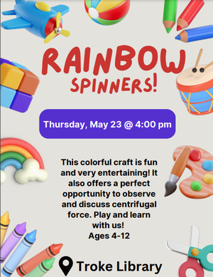 DIY Rainbow Spinner 