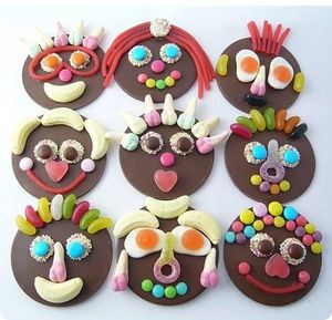 Food Art:  Happy Fac