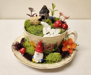 Tea Cup Fairy Garden