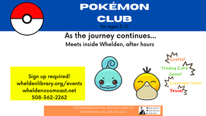 Pokemon Club (For Kids ages 5-12)