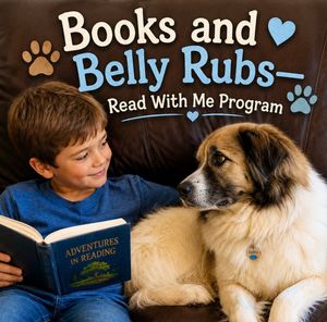 Books & Belly Rubs: 