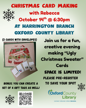 -Christmas Card Making