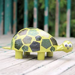 Paper Mache Turtles: Paper Mache Turtles: