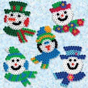 Perler Bead Snowman 