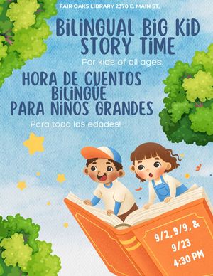 Bilingual big kid st Bilingual big kid st