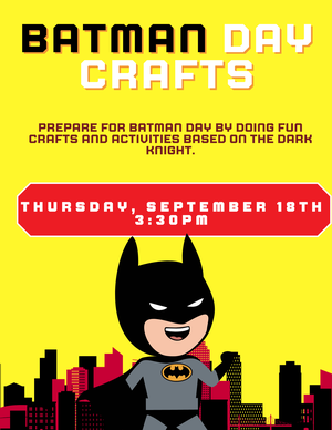 Batman Day Crafts Batman Day Crafts