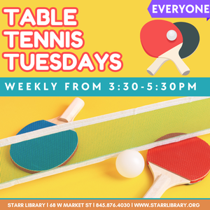Table Tennis Tuesday Table Tennis Tuesday