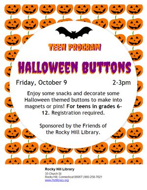 Teen Halloween Butto