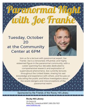 Paranormal Night with Joe Franke