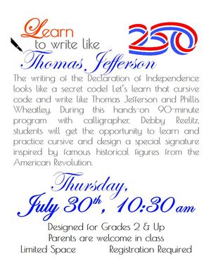 Learn to write like 
