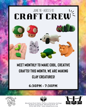 Craft Crew - AGES 5 Craft Crew - AGES 5