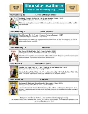 Movie Matinee: Good Movie Matinee: Good