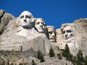 Mount Rushmore with Mount Rushmore with