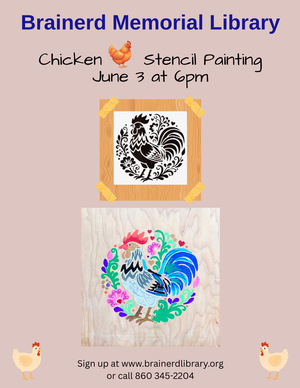 Stencil Chickens!